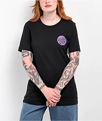 Santa Cruz x Thrasher Diamond Dot Black T-Shirt