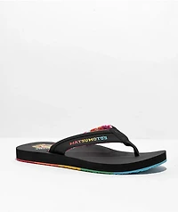 Sanuk x Matsumoto's Shave Ice Ziggy ST Black Sandals