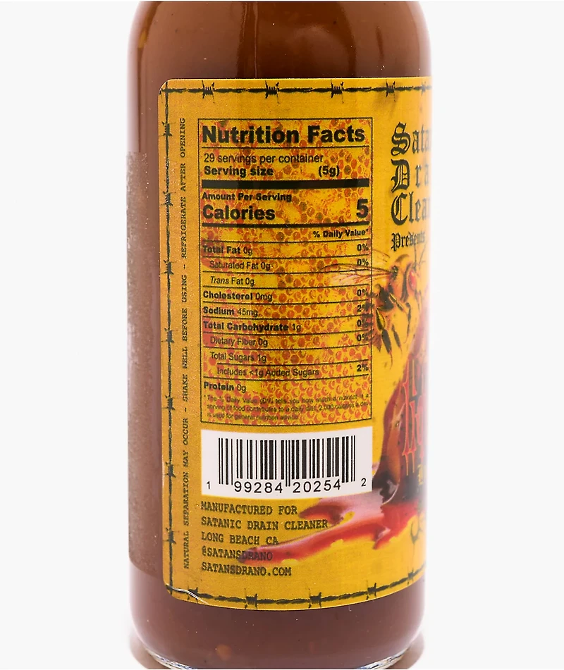 Satans Drano Liquid Fuego Hot Sauce