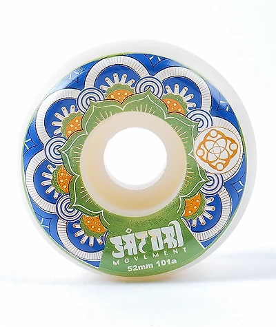Satori Mandalic 52mm 101a Blue Skateboard Wheels