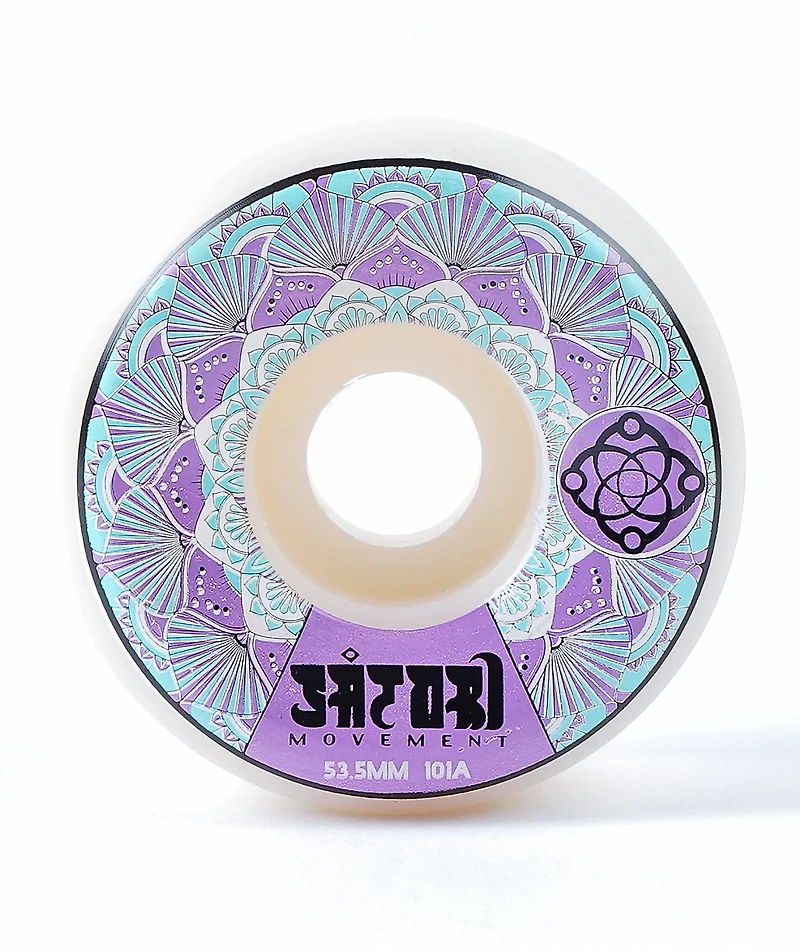 Satori Mandalic 53mm 101a Purple Skateboard Wheels