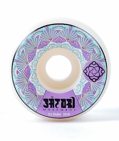 Satori Mandalic 53mm 101a Purple Skateboard Wheels