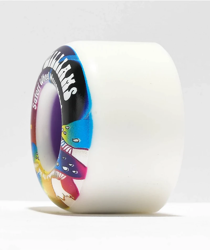 Satori Mushroom Cruiser 52mm 78a White Cruiser Skateboard Wheels