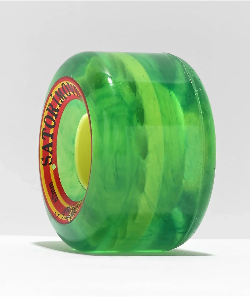 Satori Rasta Classic 62mm 78a Green Cruiser Wheels