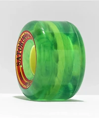 Satori Rasta Classic 62mm 78a Green Cruiser Wheels
