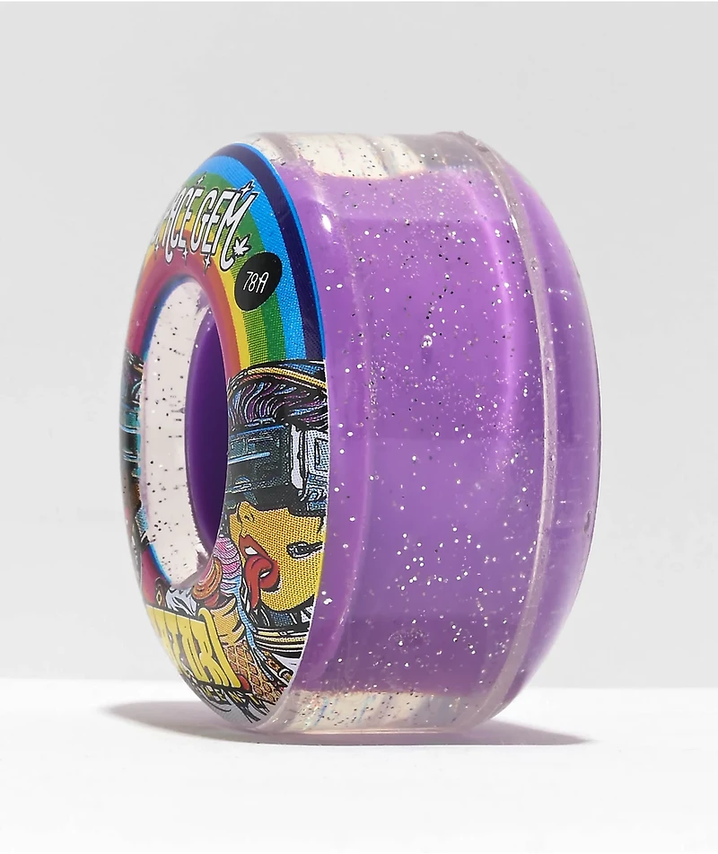 Satori Space Gem Astronaut 54mm 78a Purple Cruiser Skateboard Wheels