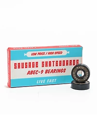 Sausage 7 Steel Ballz Skateboard Bearings