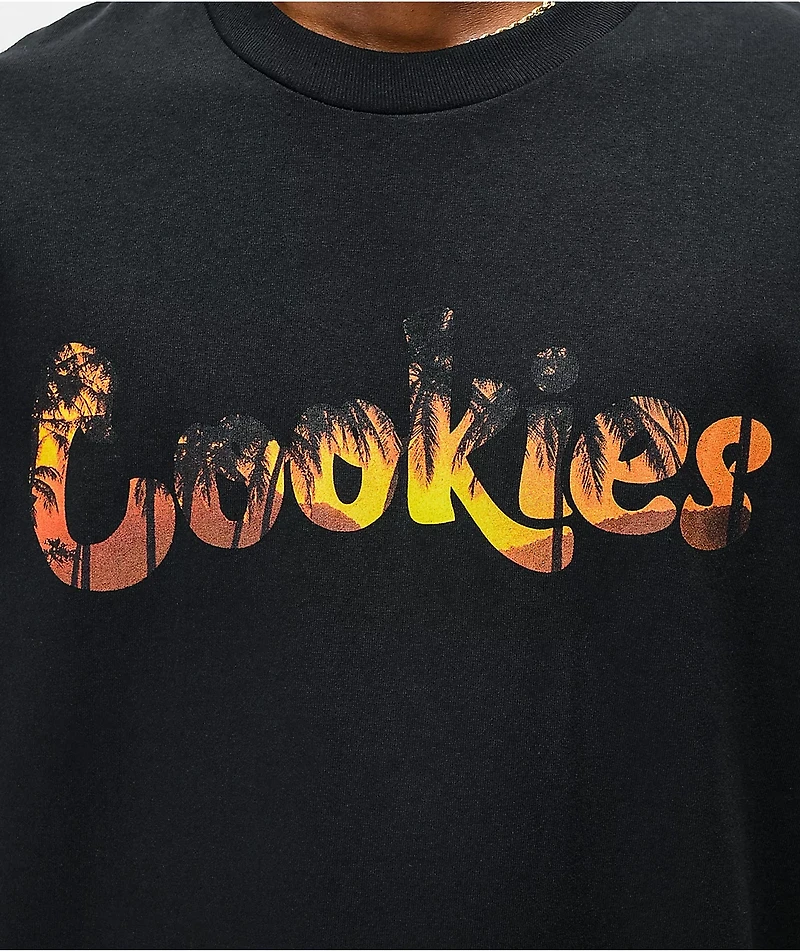 Scarface x Cookies Tropic Sunset Black T-Shirt