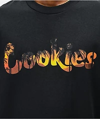 Scarface x Cookies Tropic Sunset Black T-Shirt