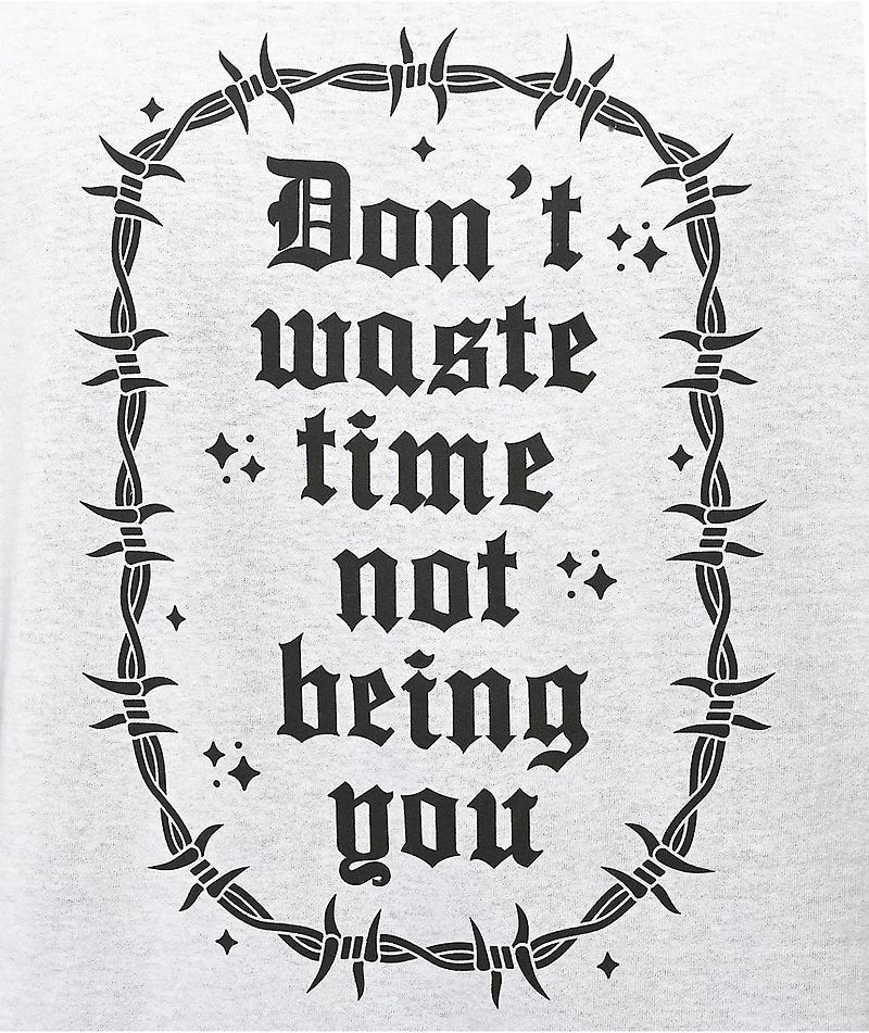 Schaf Don't Waste Time White T-Shirt