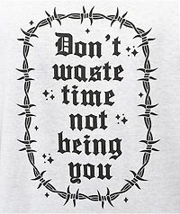 Schaf Don't Waste Time White T-Shirt