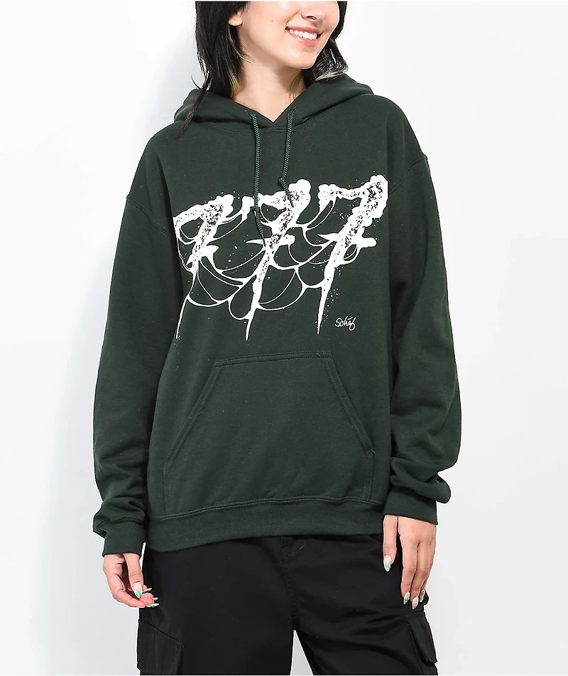 Schaf Make Your Own Luck Green Hoodie
