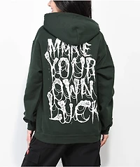Schaf Make Your Own Luck Green Hoodie