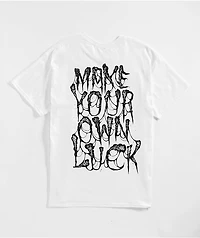 Schaf Make Your Own Luck White T-Shirt