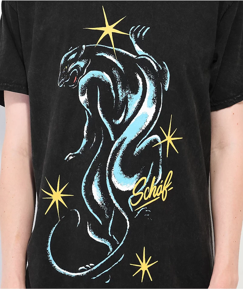 Schaf Panther Black T-Shirt