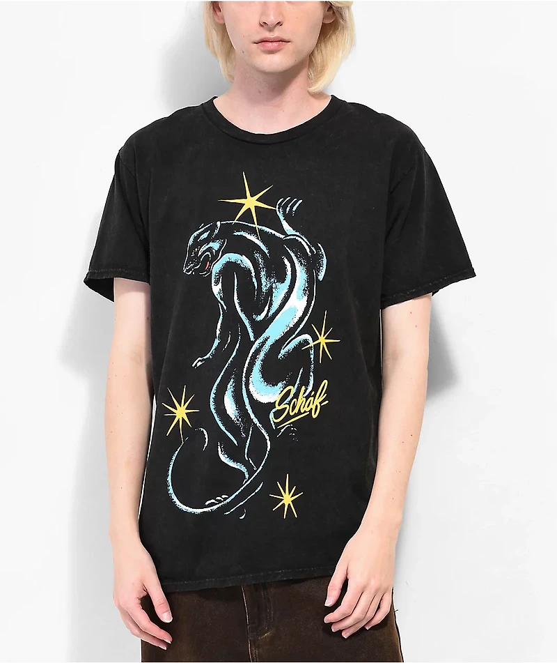 Schaf Panther Black T-Shirt