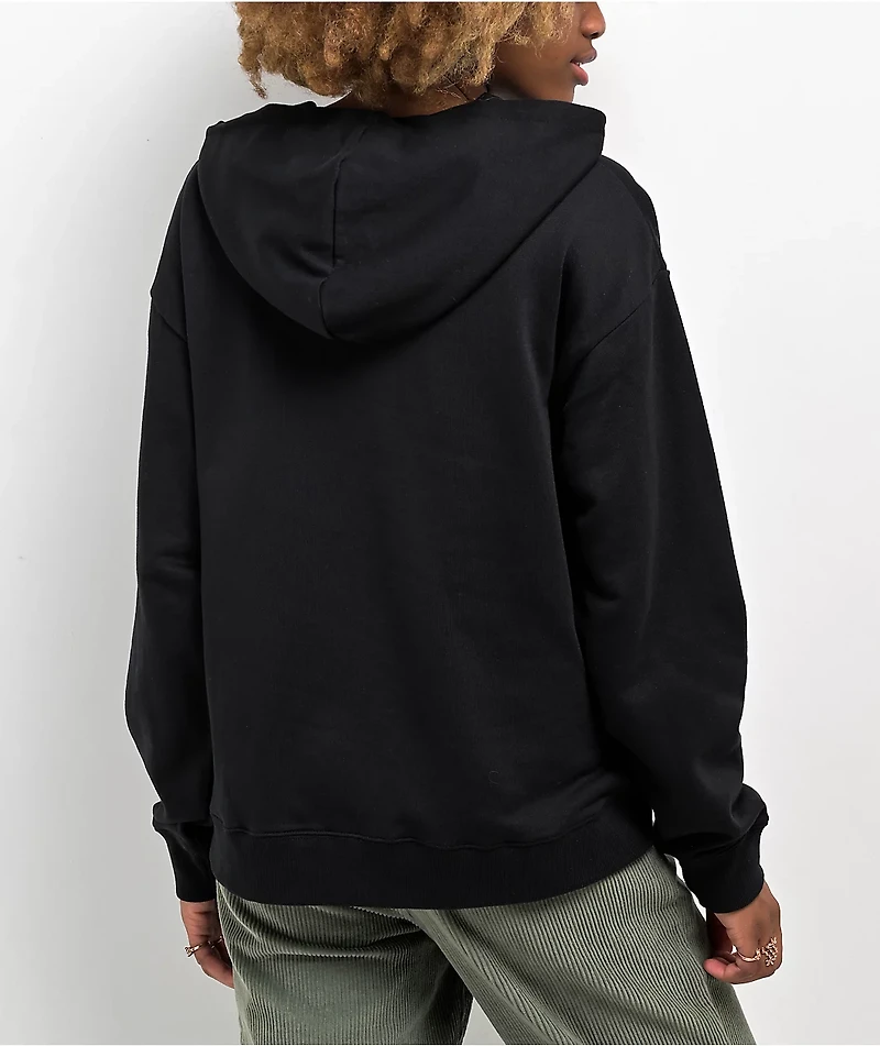 Schaf Peace Out Rabbit Black Hoodie