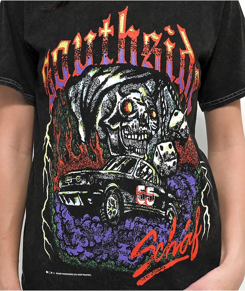 Schaf Southside Black Wash T-Shirt