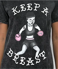 Schaf x Keep A Breast Foundation Black Wash T-Shirt