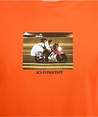 Sci-Fi Fantasy A Moment Of Romance Orange T-Shirt