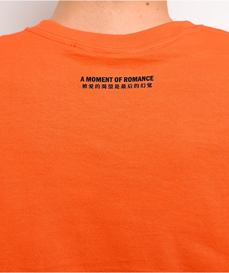 Sci-Fi Fantasy A Moment Of Romance Orange T-Shirt