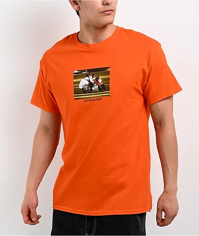 Sci-Fi Fantasy A Moment Of Romance Orange T-Shirt