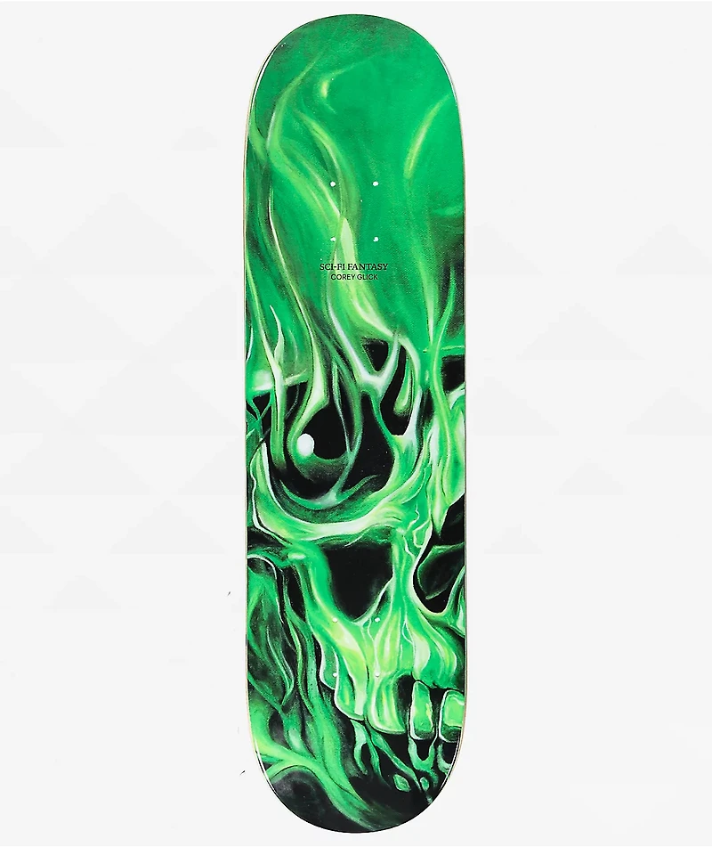 Sci-Fi Fantasy Glick Skulls 8.5" Skateboard Deck