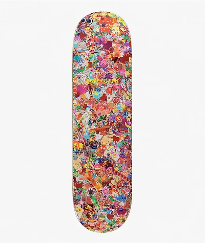 Sci-Fi Fantasy Glick Sticker Collage 8.5" Skateboard Deck