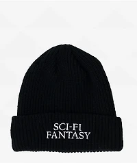 Sci-Fi Fantasy Logo Black Beanie
