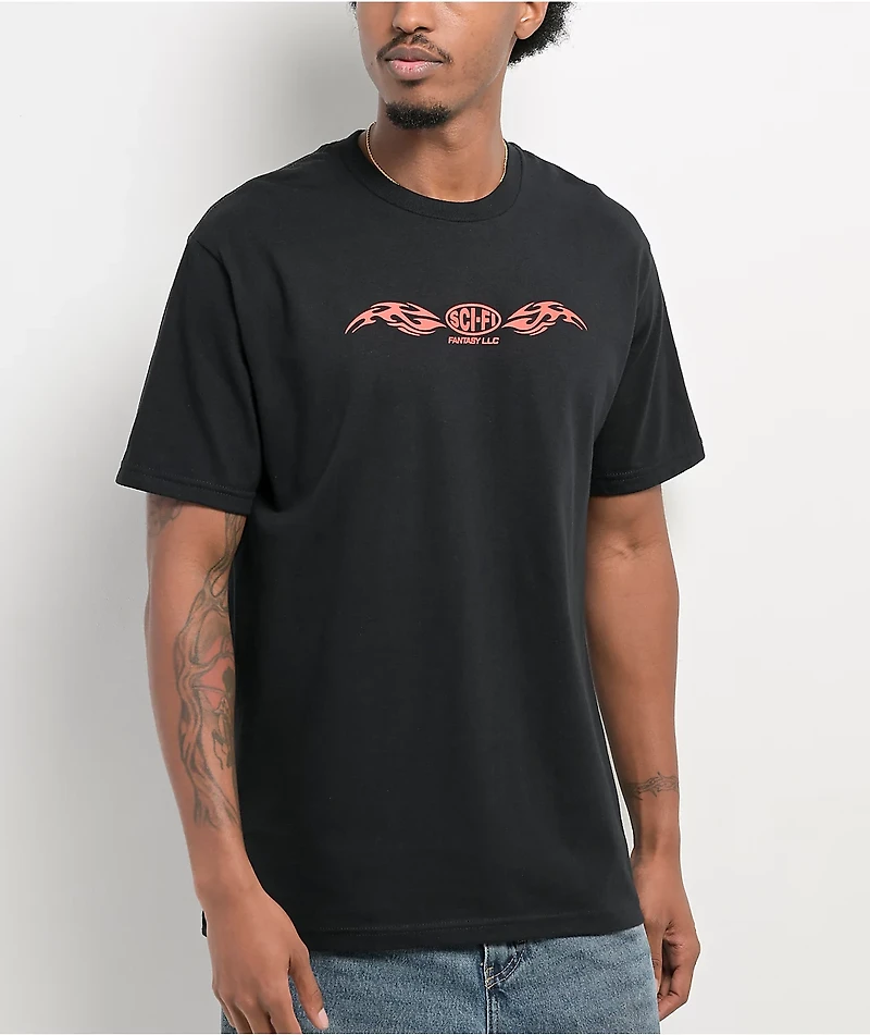 Sci-Fi Fantasy Origin Black T-Shirt
