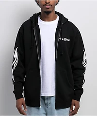Sci-Fi Fantasy Origin Black Zip Hoodie