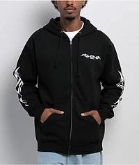 Sci-Fi Fantasy Origin Black Zip Hoodie
