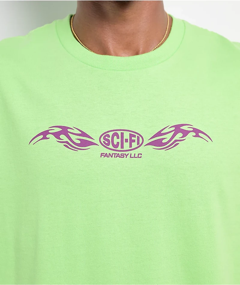 Sci-Fi Fantasy Origin Light Green T-Shirt