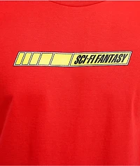 Sci-Fi Fantasy Quick Stripe Red T-Shirt