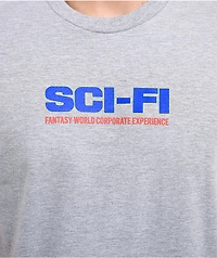 Sci-Fi Fantasy World Grey T-Shirt