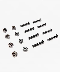 Screw City 1" Onyx Black Skateboard Hardware