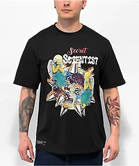 Secret Scientist Angelic End Black T-Shirt