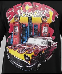 Secret Scientist Cruisin Black T-Shirt