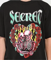 Secret Scientist Together Forever Black T-Shirt