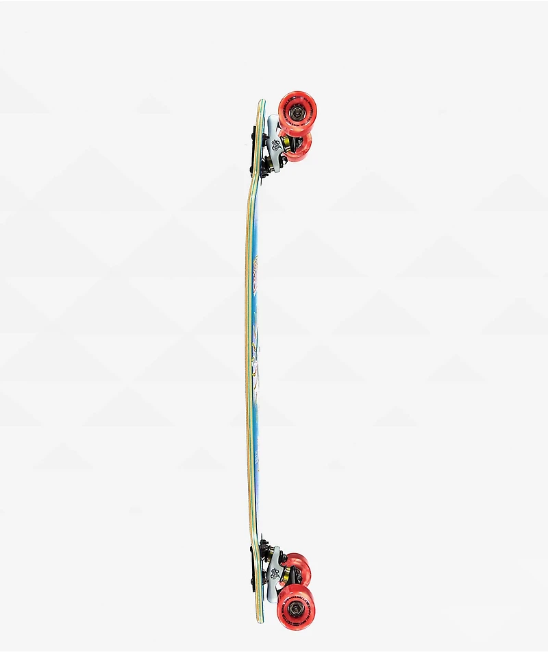 Sector 9 9er Mini Fractal Blue 34" Drop Through Longboard Complete
