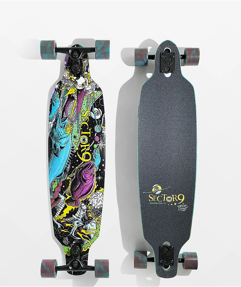 Sector 9 Fractal Battle 36" Drop Through Longboard Complete