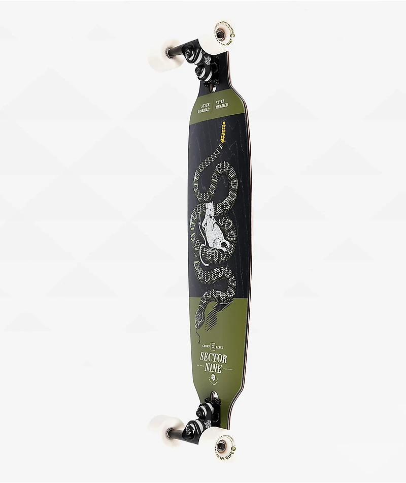 Sector 9 Fractal Rattler 36" Drop Through Longboard Complete