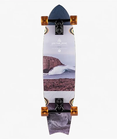 Sector 9 Unagi Rips 34" Cruiser Skateboard Complete