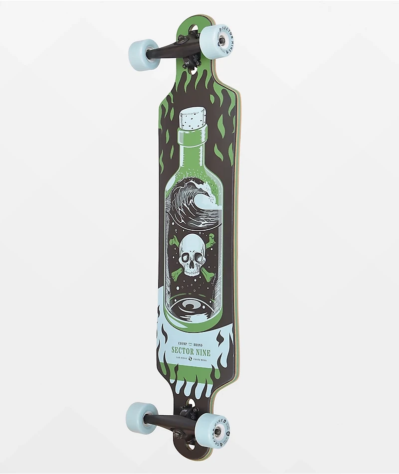 Sector 9 x Chomp Meridian Potion 40" Drop Through Longboard Complete