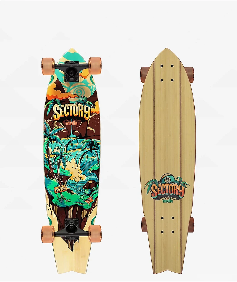 Sector 9 x OneVibe Snapper Hideout 34" Longboard Complete