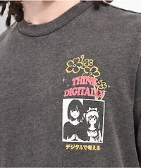 Select Start Think Digitally Black Wash T-Shirt