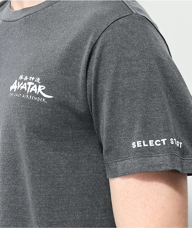 Select Start x Avatar: The Last Airbender Katara Black Dye T-Shirt