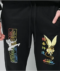 Select Start x Avatar: The Last Airbender Momo Black Sweatpants