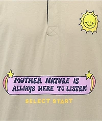 Select Start x Dreyfus Mom Nature Beige Rugby Shirt