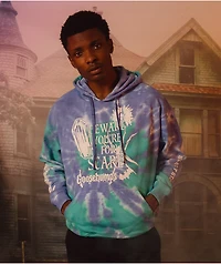 Select Start x Goosebumps 80s Blue Tie Dye Hoodie